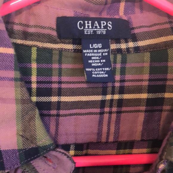 Plaid Button Up - Picture 3 of 4